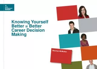 Knowing Yourself Better = Better Career Decision Making