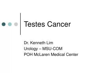 Testes Cancer