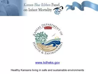 www.kdheks.gov Healthy Kansans living in safe and sustainable environments