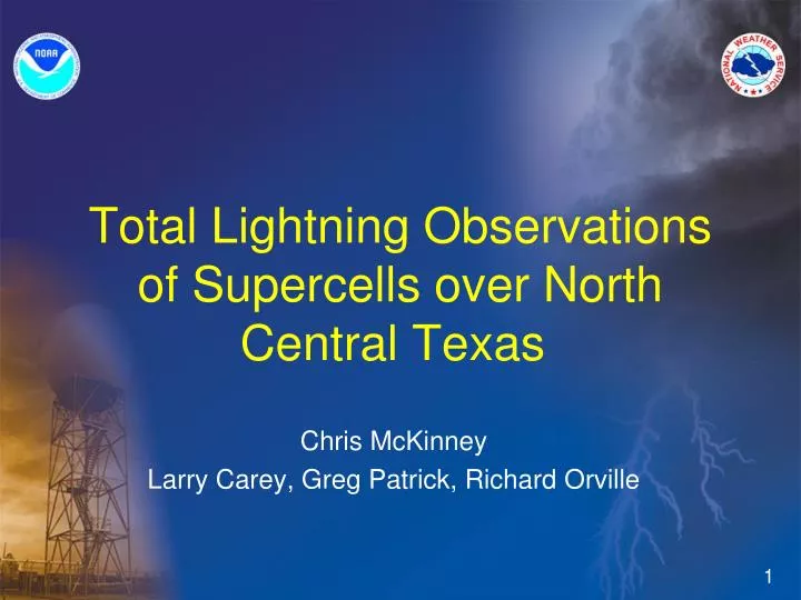 total lightning observations of supercells over north central texas