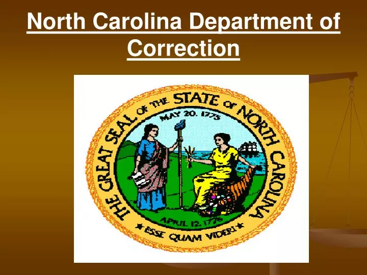 north carolina department of correction