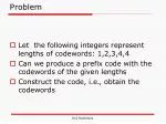 Problem - slide 1