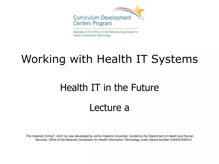 working with health it systems