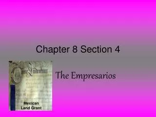 Chapter 8 Section 4