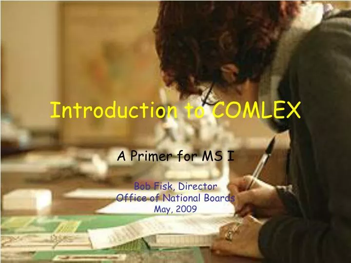 introduction to comlex