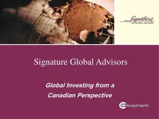 Signature Global Advisors