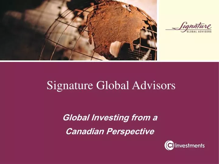 signature global advisors