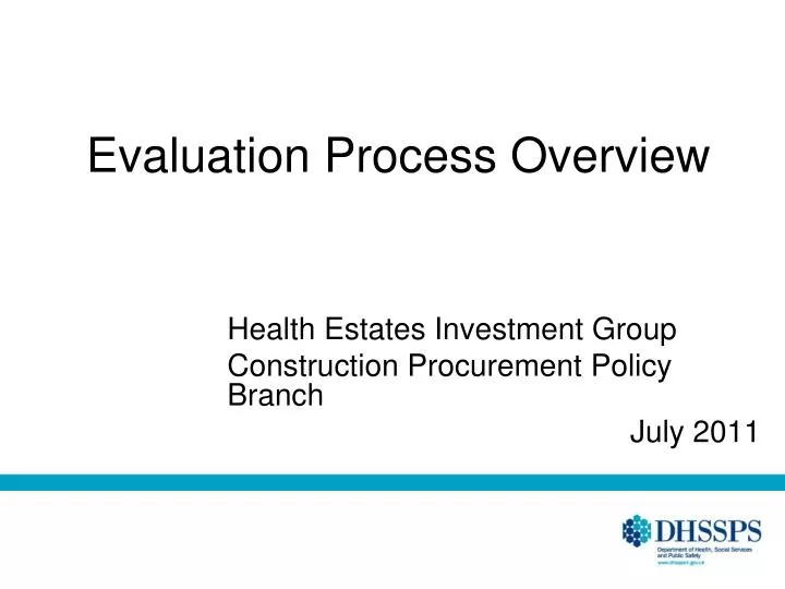 evaluation process overview
