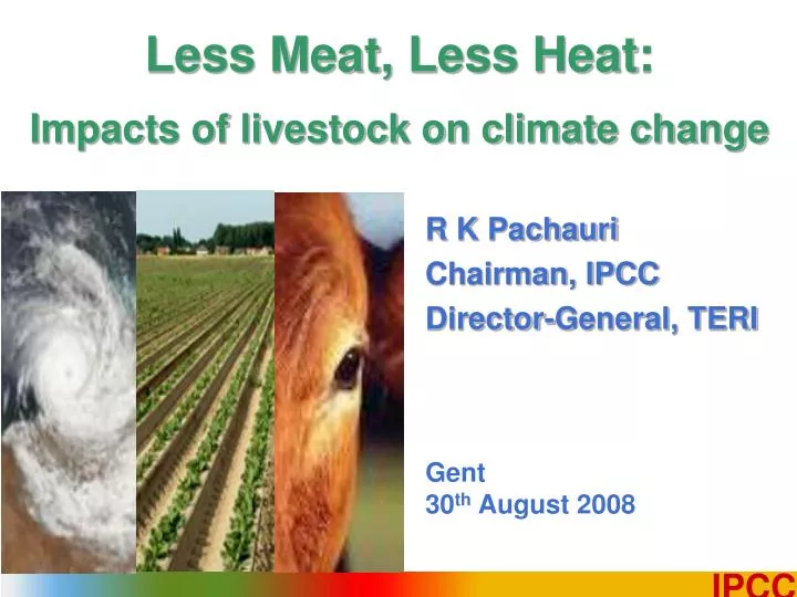 less meat less heat impacts of livestock on climate change