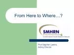 Mental Health Research: A Vision for the Future - slide 1