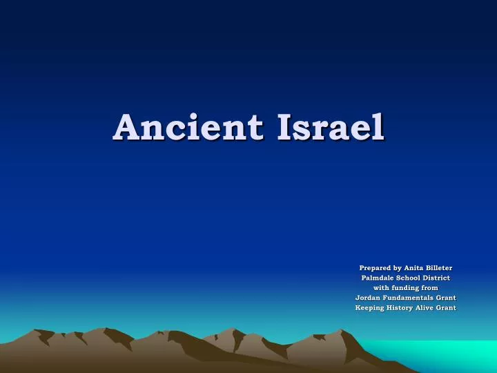 ancient israel