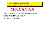 MECCANICA - slide 1