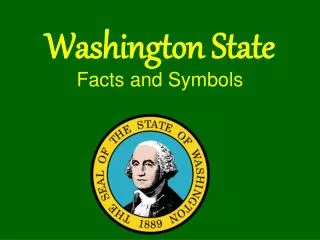 Washington State Facts and Symbols