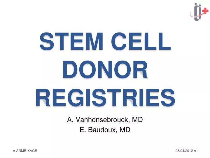 stem cell donor registries