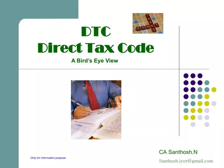 dtc direct tax code