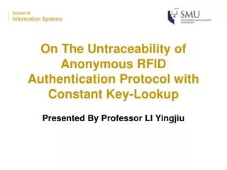 On The Untraceability of Anonymous RFID Authentication Protocol with Constant Key-Lookup
