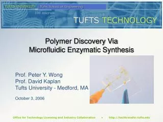 Polymer Discovery Via Microfluidic Enzymatic Synthesis