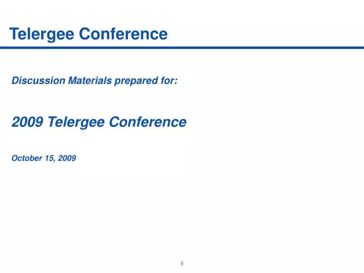 telergee conference