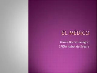 el m dico