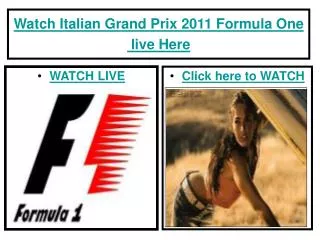 formula one - italian grand prix preview
