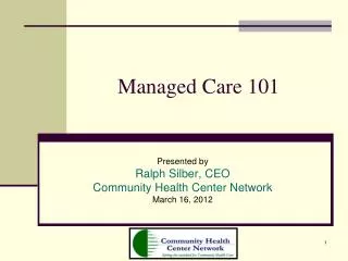 Managed Care 101