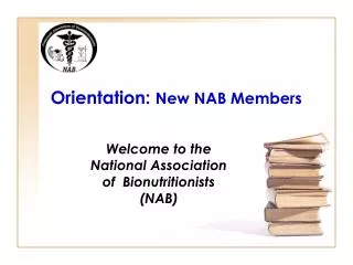 Orientation: New NAB Members