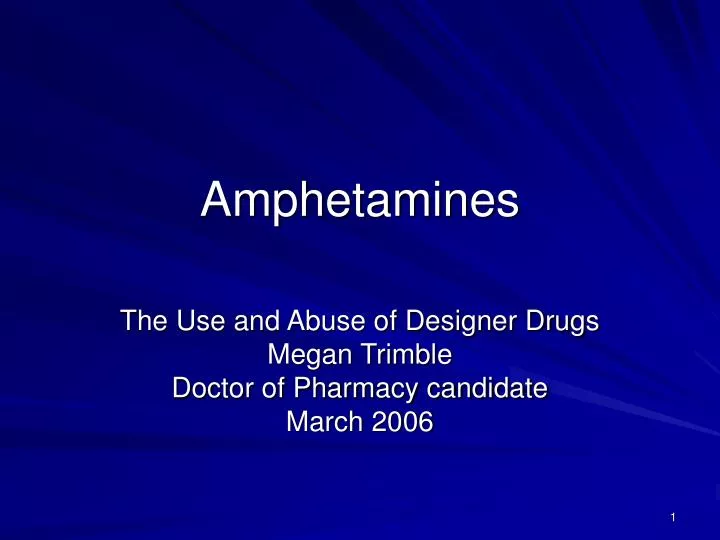 amphetamines