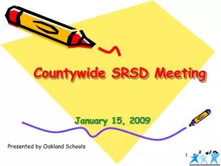 Countywide SRSD Meeting