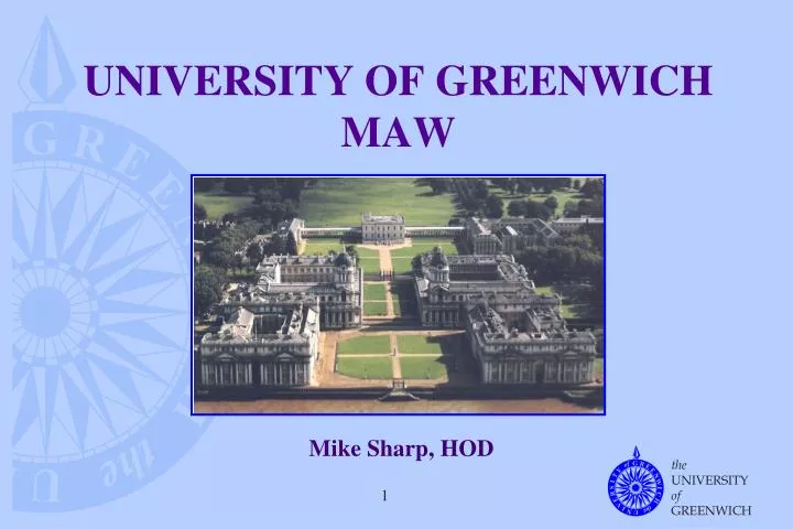 university of greenwich maw