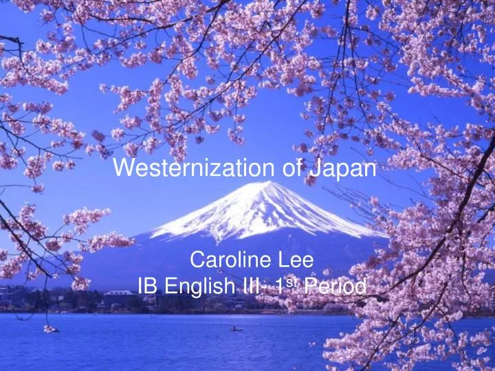 westernization of japan