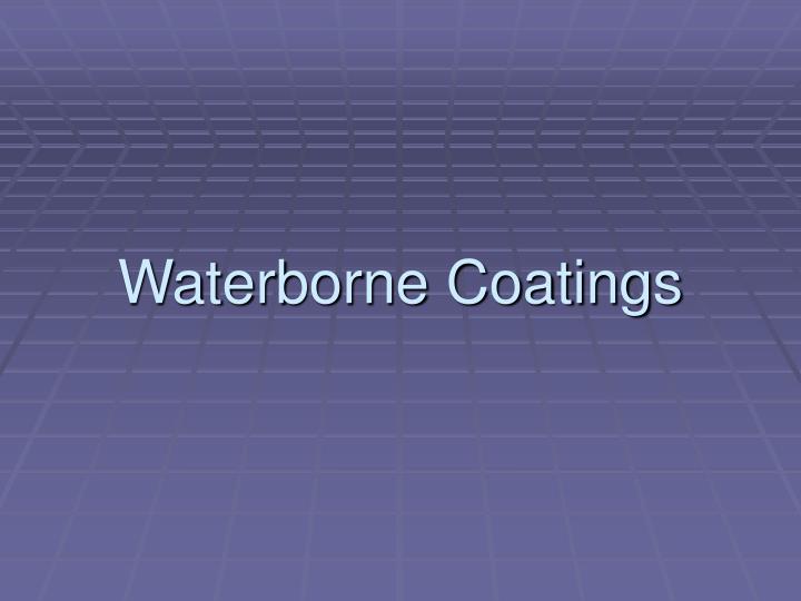 waterborne coatings