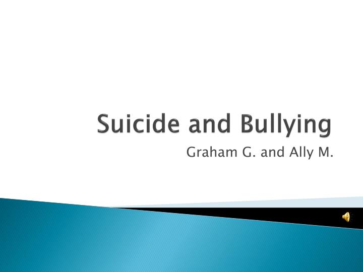 suicide and bullying