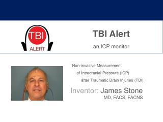 TBI Alert an ICP monitor
