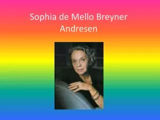 sophia de mello breyner andresen