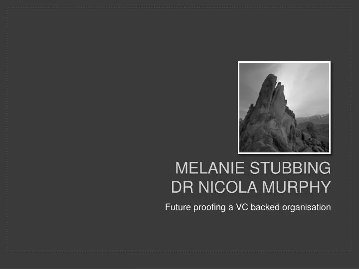 melanie stubbing dr nicola murphy