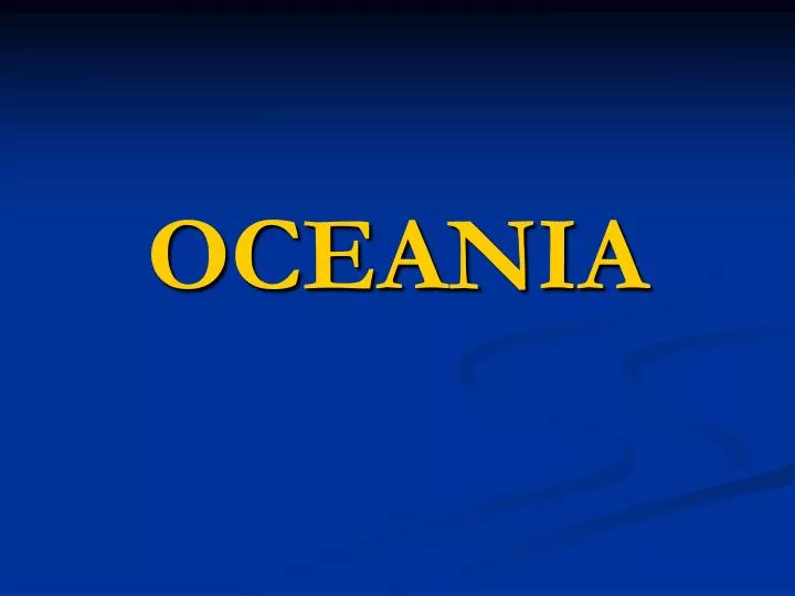 oceania