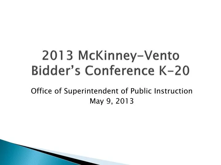 2013 mckinney vento bidder s conference k 20