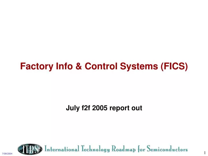 factory info control systems fics