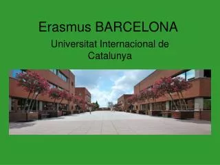 erasmus barcelona