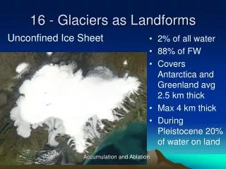 16 - Glaciers as Landforms