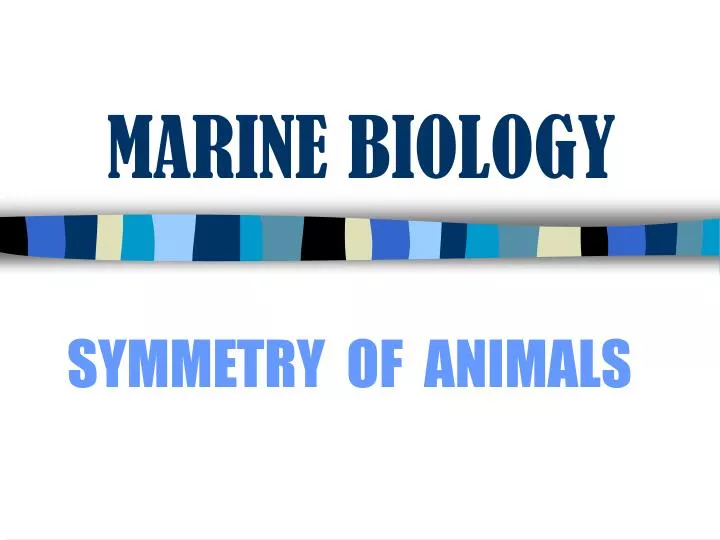 marine biology