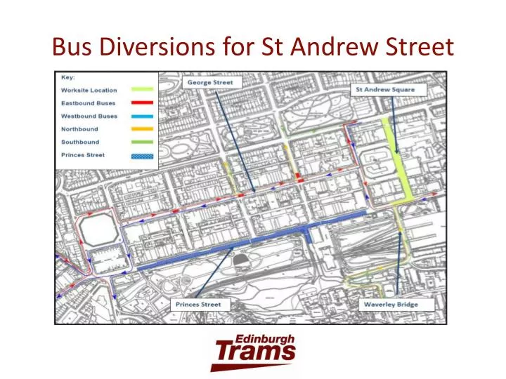 bus diversions for st andrew street