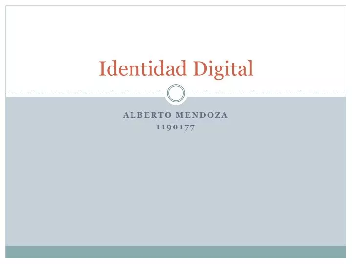 identidad digital