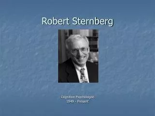 Robert Sternberg