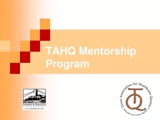 TAHQ Mentorship Program
