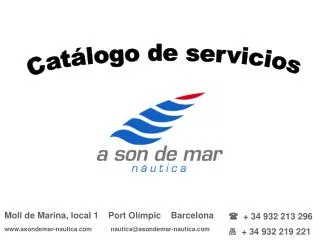 Moll de Marina, local 1 Port Olímpic Barcelona