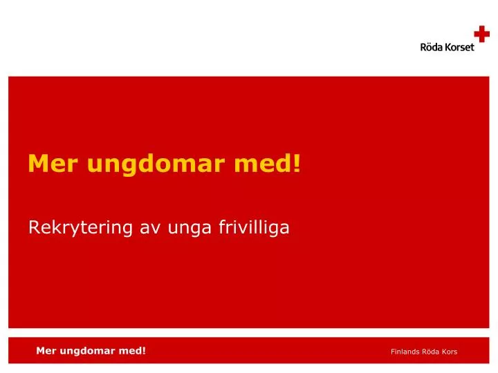 mer ungdomar med