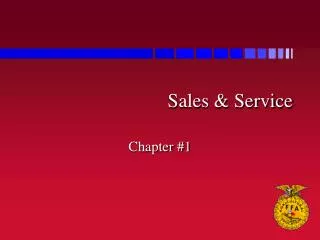 Sales &amp; Service