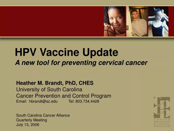 hpv vaccine update a new tool for preventing cervical cancer