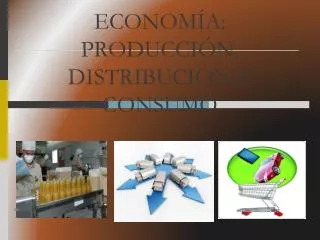econom a producci n distribuci n y consumo